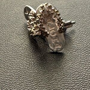 Sterling Silver Aloha Flip Flop Stud Earrings